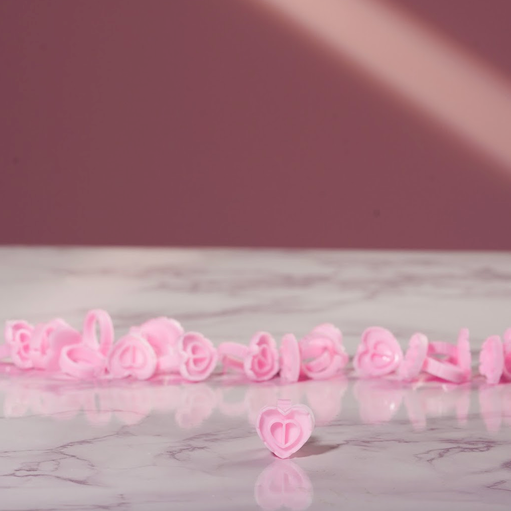 Heart Glue Rings